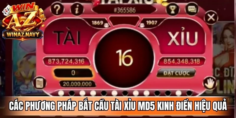 Các phương pháp bắt cầu tài xỉu MD5 kinh điển hiệu quả