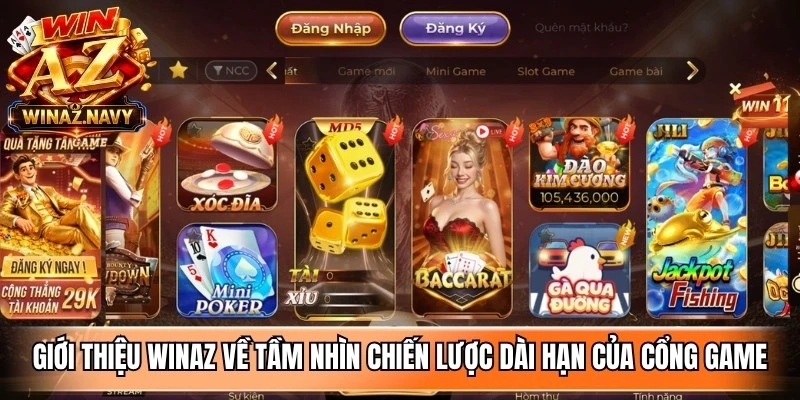 Giới thiệu WinAZ về tầm nhìn chiến lược dài hạn của cổng game