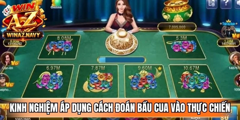 Kinh nghiệm áp dụng cách đoán bầu cua vào thực chiến