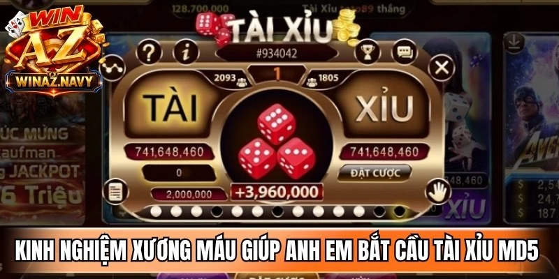 Kinh nghiệm xương máu giúp anh em bắt cầu tài xỉu MD5 chuẩn