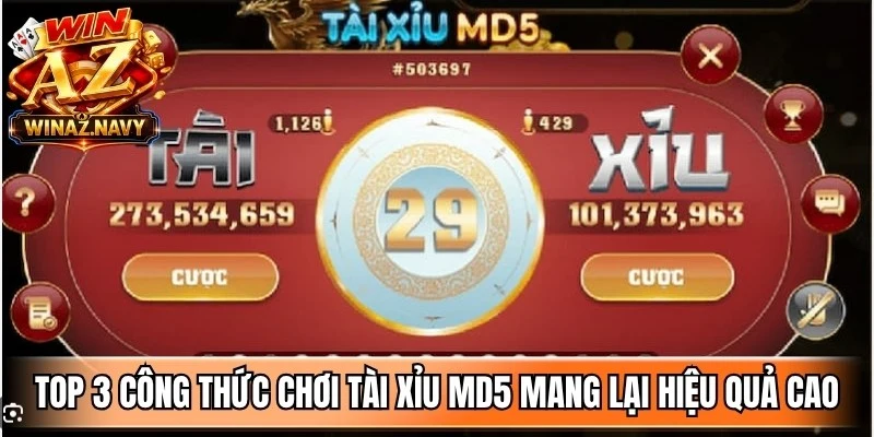 Top 3 công thức chơi tài xỉu MD5 mang lại hiệu quả cao nhất